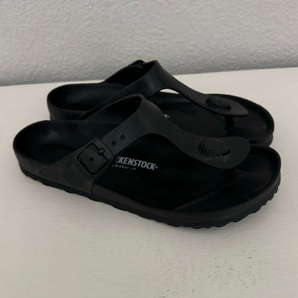 Birkenstock Gizeh Essentials EVA Black Thong Sandals Size 38 - Picture 9 of 9